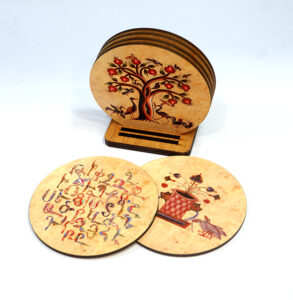 Բաժակի տակդիրներ հայկական զարդանախշերով