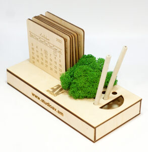 Օրացույց-օրգանայզեր բնական մամուռով