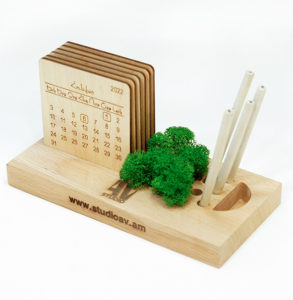 Օրացույց-օրգանայզեր բնական մամուռով