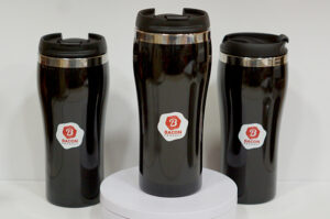 Թերմո բաժակ լոգոյի UV DTF տպագրությամբ