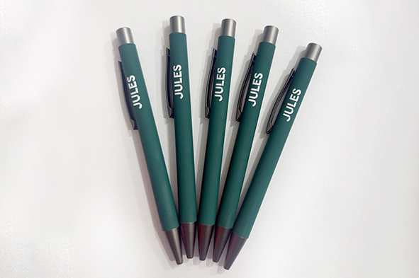 Branded pens for Jules