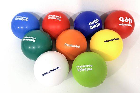 Stress balls for the stuff
